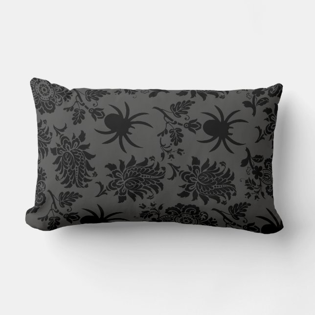 Eerie Spider Damask Pillow Kussen (Voorkant)
