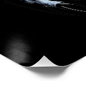 Eerie Vampire Face Glossy Poster Perfect Poster (Hoek)