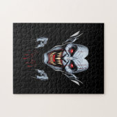 Eerie Vampire Face Puzzle (Horizontal)