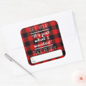 Eerlijk cadeau Label label (Envelop)