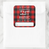 Eerlijk cadeau Label label (Tas)