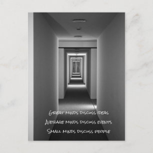 Eerlijk citaat: ideeën, evenementen, mensen uitnodiging briefkaart