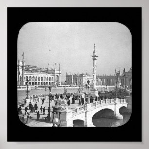 Eerlijk gerechtshof in de poster-wereld 1893 poster