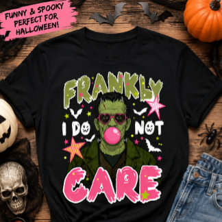 Eerlijk gezegd kan Frankenstein Halloween me niet T-shirt