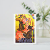 Eerlijk Poster Sevilla april 1949 Briefkaart (Staand voorkant)