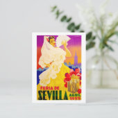 Eerlijk Poster Sevilla april 1955 Briefkaart (Staand voorkant)