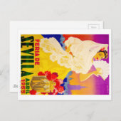 Eerlijk Poster Sevilla april 1955 Briefkaart (Voorkant / Achterkant)