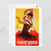 Eerlijk Poster Sevilla april 1959 Briefkaart (Voorkant / Achterkant)