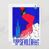 Eerlijk Poster Sevilla april 1964 Briefkaart (Voorkant / Achterkant)