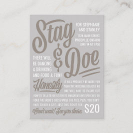 Eerlijk Ticket Stag & Doe