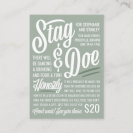 Eerlijk Ticket Stag & Doe