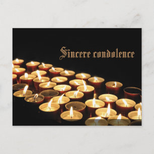 Eerlijke condoleance briefkaart