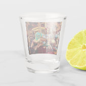 Eerlijke rit shot glas (Achterkant)