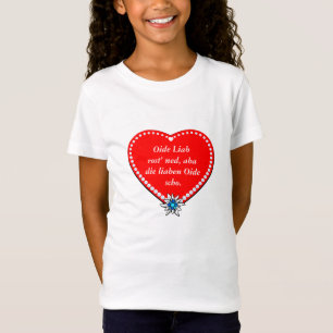 Eerlijke woorden van een jonge Beierse T-shirt