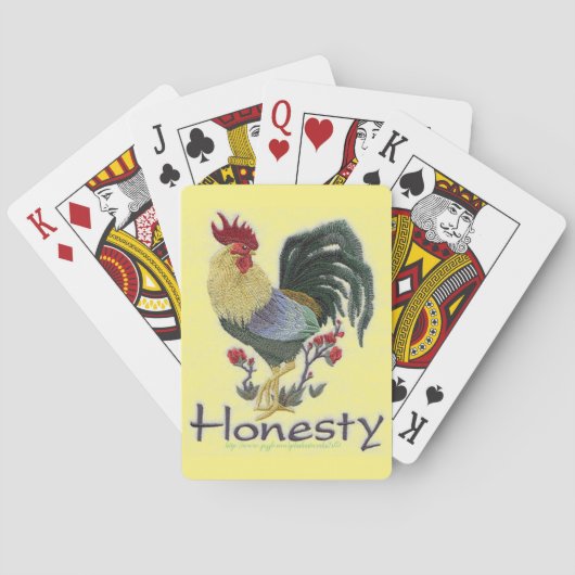 "Eerlijkheid" Pokerkaarten (Achterkant)