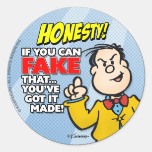 Eerlijkheid Ronde Sticker