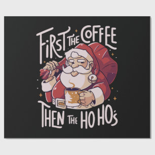 Eerst de koffie dan het HOHO Cadeaupapier