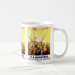 Eerst de strijd voor de democratie koffiemok