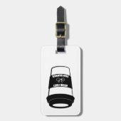 Eerst Drink en daarna Hammer Bagagelabel (Voorkant verticaal)