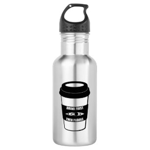 Eerst Drink en daarna peddel Waterfles