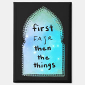 Eerst eerlijk, dan dingen magneet (Voorkant)