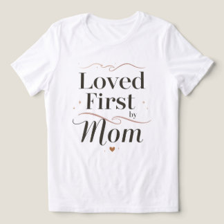 Eerst Geliefd door Moeder Elegant Moederdag Mama C Tri-Blend Shirt
