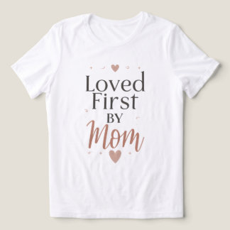 Eerst Geliefd door Moeder Moederdag Mama Cadeau Ve Tri-Blend Shirt