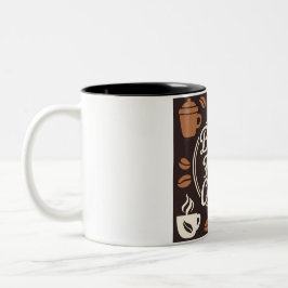 "Eerst Koffie" - Brandstof voor je Dag Tweekleurige Koffiemok