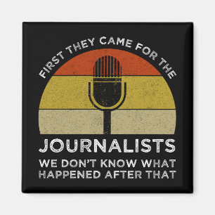 Eerst kwamen ze voor de journalisten magneet