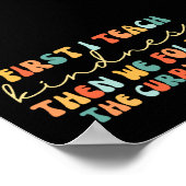  Eerst leer ik vriendelijkheid en dan volgen we Poster (Hoek)