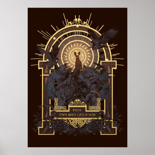 Eerst moeten ze je vangen. poster (Voorkant)