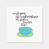 Eerst thee, dan avontuur servet (Voorkant)