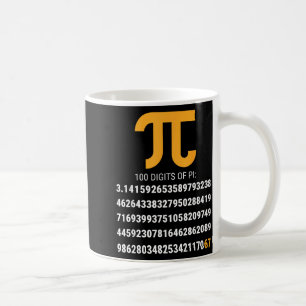 Eerste 100 Cijfers Van Pi 67 Nerden Geeks Wiskunde Koffiemok