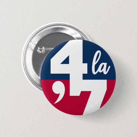 Eerste 47e Vrouw President 2024 Ronde Button 5,7 Cm (Voorkant /achterkant)