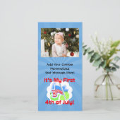 Eerste 4 juli Colorful Blue Baby (Staand voorkant)