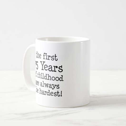 Eerste 75 jaar Mok van kinderen (Voorkant links)