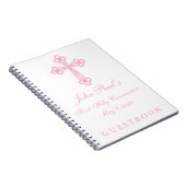 Eerste aangenaam Gastboek voor het kruis van de He Notitieboek (Rechterzijde)