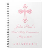 Eerste aangenaam Gastboek voor het kruis van de He Notitieboek (Voorkant)