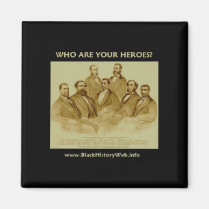 Eerste Afrikaanse Amerikaanse senator en vertegenw Magneet