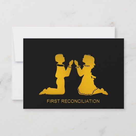 Eerste afstemming RSVP kaartje (Voorkant)