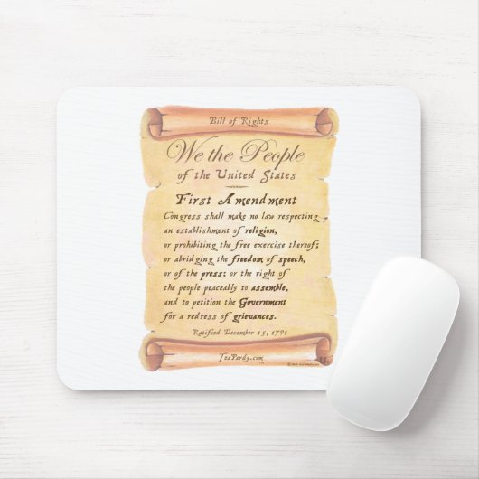 Eerste amendement muismat (Met muis)