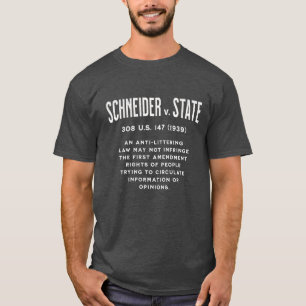 Eerste amendement Schneider tegen Staat, 308 U.S.  T-shirt