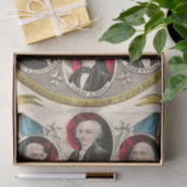 Eerste Amerikaanse Presidenten herstelden 1844 lit Tissuepapier (Geschenk)