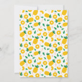 Eerste ananas-ananas-sweet-feest kaart (Achterkant)
