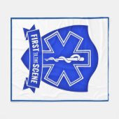 Eerste antwoordapparaat fleece deken (Voorkant (Horizontaal))