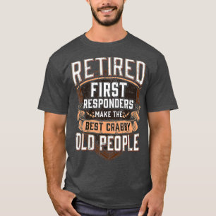 Eerste antwoordapparaat Funny Retirement T-shirt