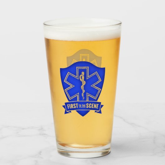 Eerste antwoordapparaat glas (Achterkant gevuld)