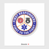 Eerste antwoordapparaat sticker (Vel)