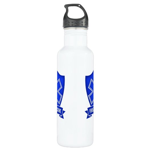 Eerste antwoordapparaat waterfles (Achterkant)