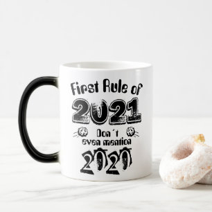 Eerste artikel van 2021: vermeld niet eens 2020! magische mok
